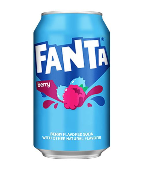 FANTA BERRY IMPORT USA CANS 355ML X 12