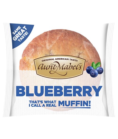 MUFFIN A.MABELS BLUEBERRY 100GR X16