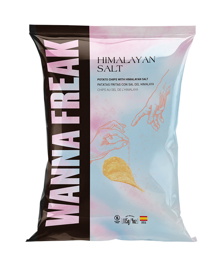 WANNA FREAK CHIPS HIMALAYAN SALT 115GR X20