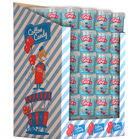 DISPLAY REMPLI COTTON CANDY BUBBLE GUM 72