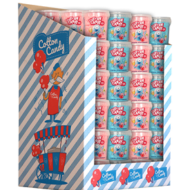 DISPLAY REMPLI COTTON CANDY MIX 2 GOUTS 72P