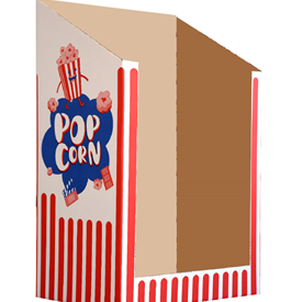 DISPLAY VIDE PLANET POP CORN 48 b