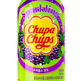 CHUPA CHUPS LIMO. GRAPE CANS 34.5CL X24