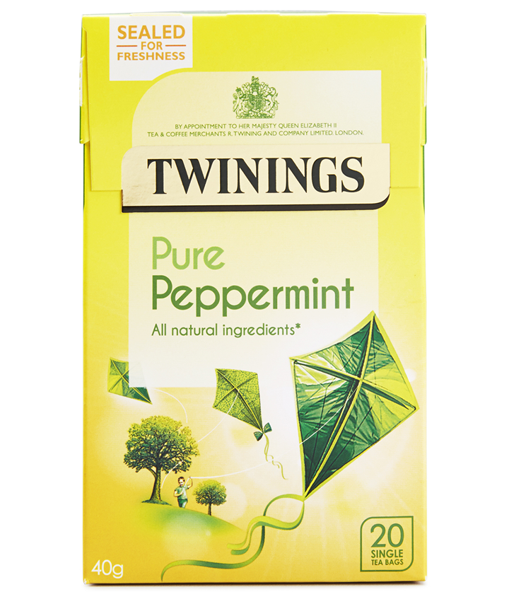 THÉ TWININGS PURE PEPPERMINT(40gr) 20S X4