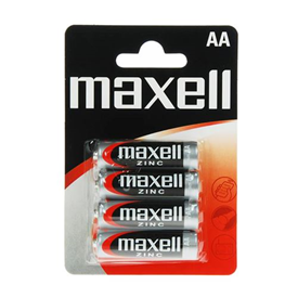 PILES MAXELL SALINES AA R6 BLIST. 4 PACK X 12