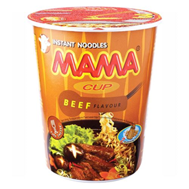 MAMA I.CUP NOODLES BEEF 70GR X16