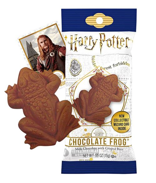 JELLY BELLY HARRY POTTER FROG + CARD 15GR X24