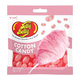 JELLY BELLY COTTON CANDY BAG 70GR X12