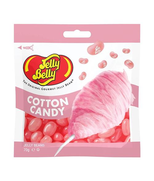 JELLY BELLY COTTON CANDY BAG 70GR X12