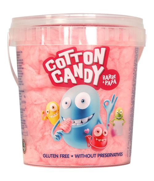 COTTON CANDY MONSTER STRAWBERRY 50GR X12