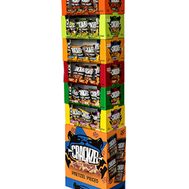 CRACKZEL PRETZEL DISPLAY  REMPLI 2024