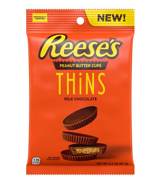 REESE'S PB THINS CUPS 87GR X8