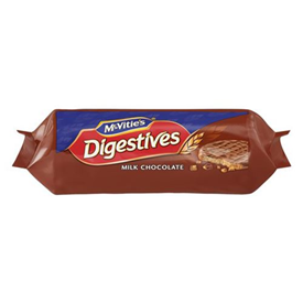 MCVITIE'S DIGESTIVES MILK CHOC. 266GR X12