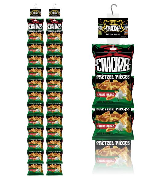 CRACKZEL CRAVATE GARLIC BREAD 85GR X24