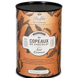 DOLFIN COPEAUX LAIT CARAMEL BOX MÉTAL 350GRX10