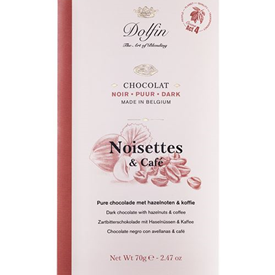 DOLFIN TABL. NOIR NOISETTES CAFE 70GR X15