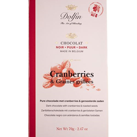 DOLFIN TABL. CRANBERRIES 70GR X15