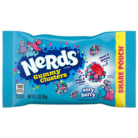 NERDS GUMMY CLUSTERS FRUITS 113GR X10