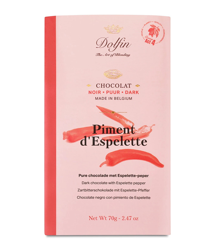 DOLFIN TABL. DARK ESPELETTE PEPER 70GR X15
