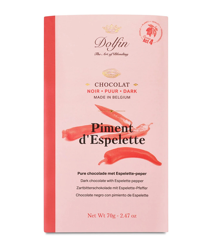 DOLFIN TABL. DARK ESPELETTE PEPER 70GR X15