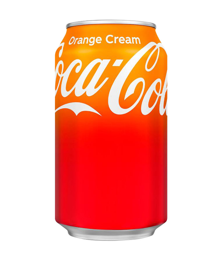COCA COLA ORANGE CREAM USA CANS 355ML X12