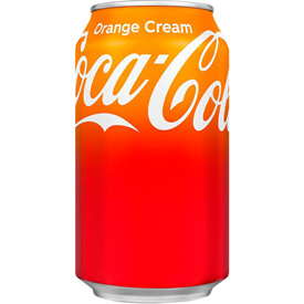 COCA COLA ORANGE CREAM USA CANS 355ML X12