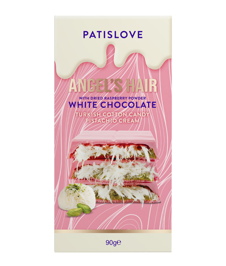 PATISLOVE ANGEL'S HAIR RASPBERRY W.90GR X10