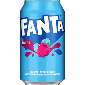 FANTA BERRY IMPORT USA CANS 355ML X 12