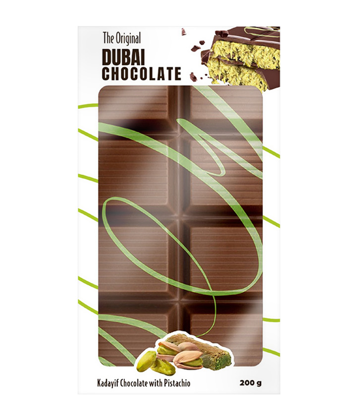 DUBAI THE ORIGINAL CHOC. KADAYIF 200GR X12