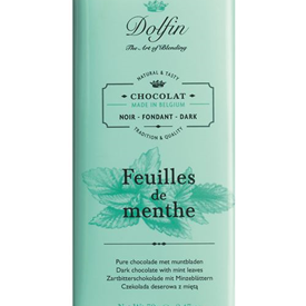 DOLFIN BAR DARK MINT LEAVES 70GR X 15