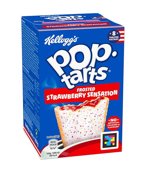 KELLOGG'S POP TARTS STRAW. 384GR X6
