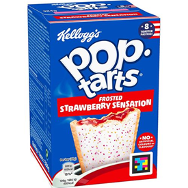 KELLOGG'S POP TARTS STRAW. 384GR X6
