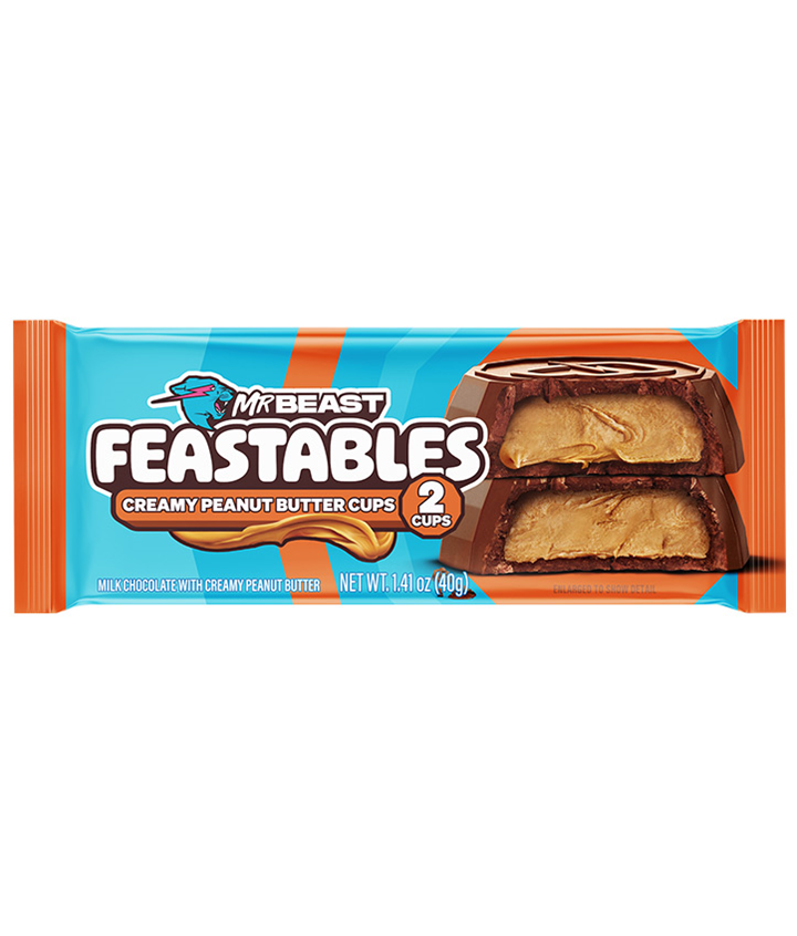 MR BEAST FEASTABLES 2CUP CREAMY PB. 40GR X24