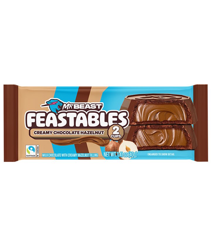 MR BEAST FEASTABLES 2CUP HAZELNUT 40GR X24