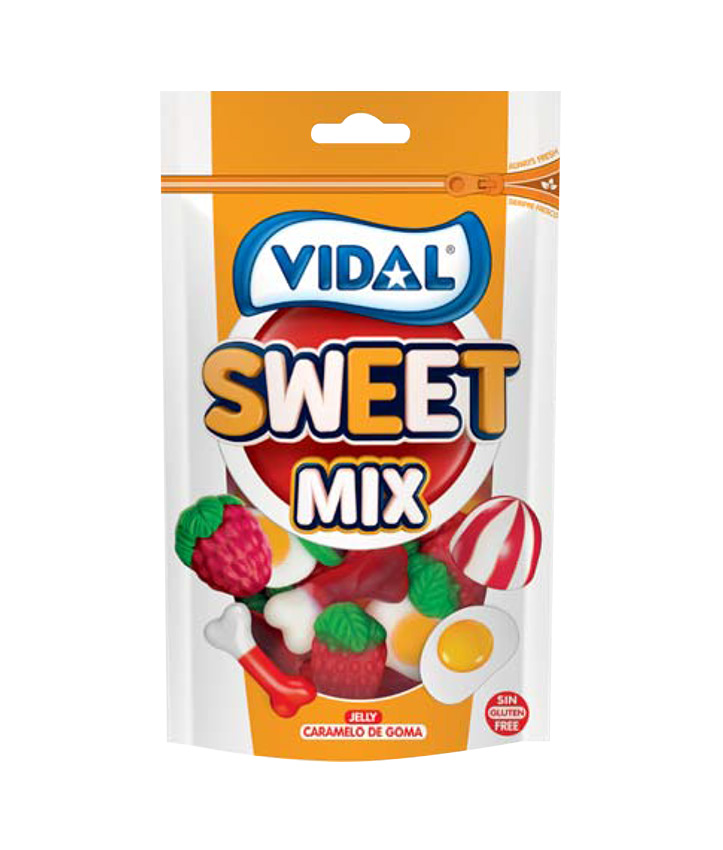 VIDAL POUCH SWEET MIX 180GR X10