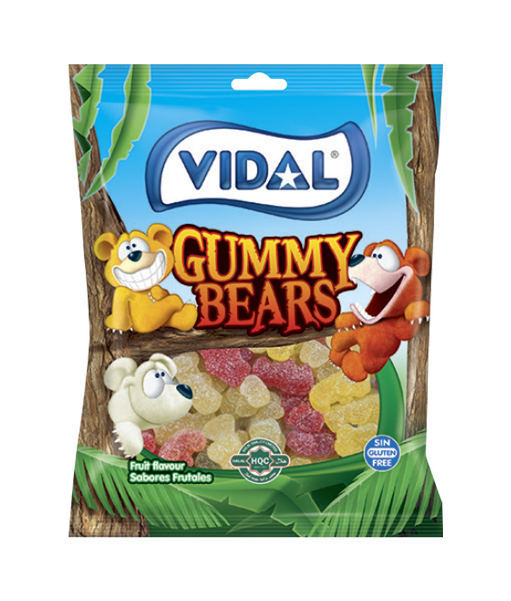 VIDAL # SUGARED BEARS 90GR X14