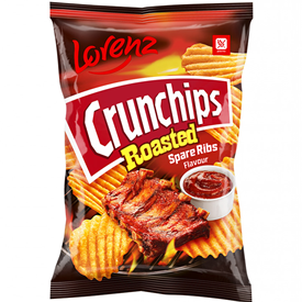 LORENZ CRUNCHIPS SPARE RIBS 110GR X12