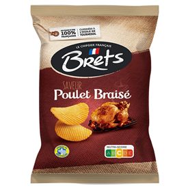 CHIPS MINI BRETS POULET BRAISE 25gr x32