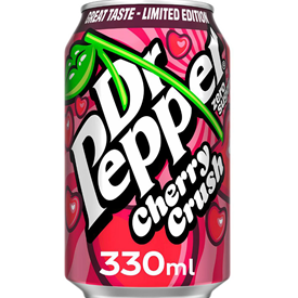 DR PEPPER 0 CHERRY CRUSH CANS 330ML X24