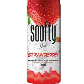 SOOFTY DRINK STRAWBERRY 330ML X24