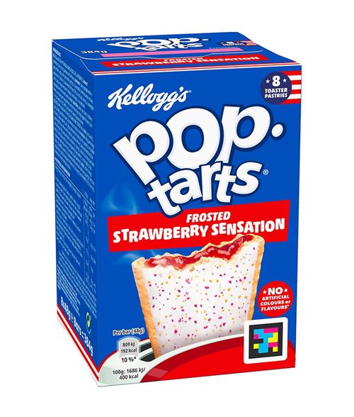 KELLOGG'S POP TARTS STRAW. 384GR X6