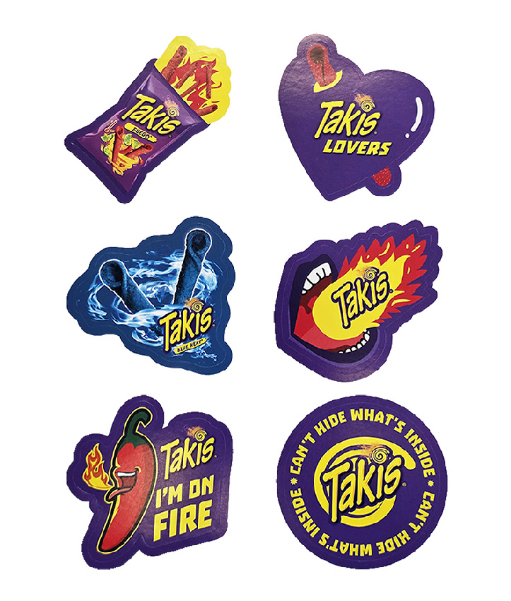 TAKIS MERCH STICKERS