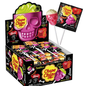 CHUPA CHUPS STRAWBERRY LIME LOLLIPOPS 15GR X45