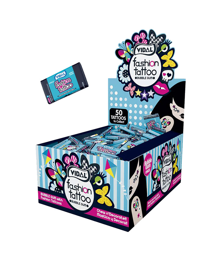 VIDAL *BOX FASHION TATOO TUTTI F.200PC