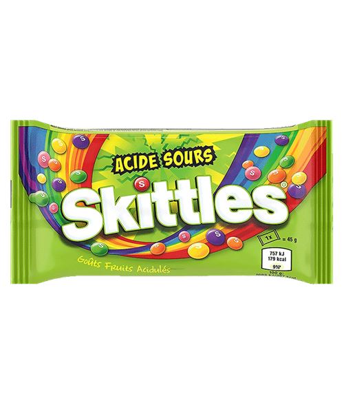 SKITTLES CRAZY SOURS 36X45GR