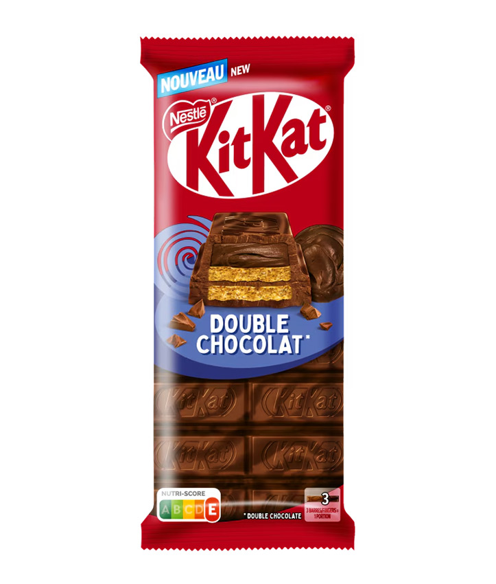 KITKAT TABL. DOUBLE CHOC. 99G X15
