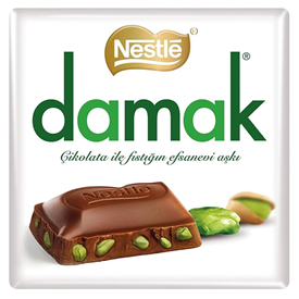 NESTLE DAMAK MILK CHOC.PISTACHIO 60G X6
