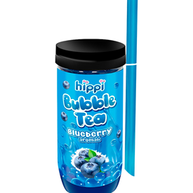 HIPPI BUBBLE TEA BLUEBERRY 350ML X12