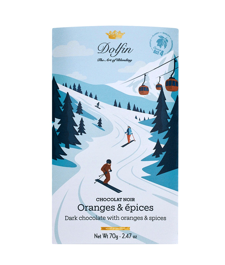 DOLFIN TABL. WINTER NOIR OR. EPICES 70GR X15
