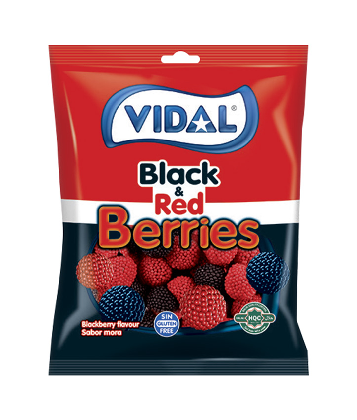 VIDAL # BLACK & RED BERRIES 90GR X14